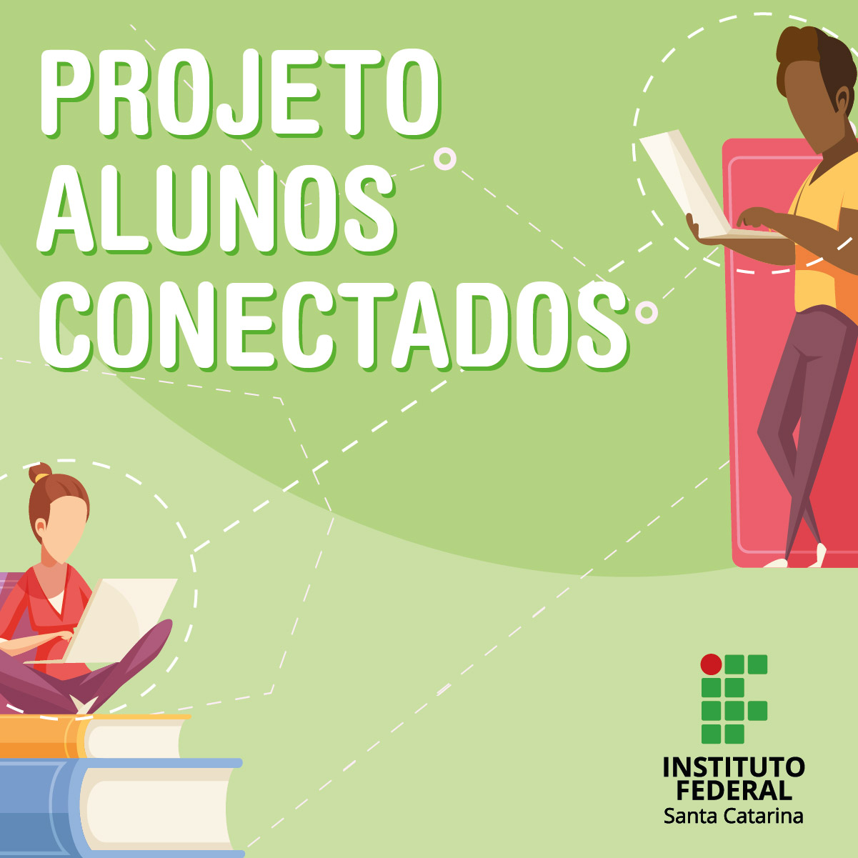 Arte do projeto alunos conectados