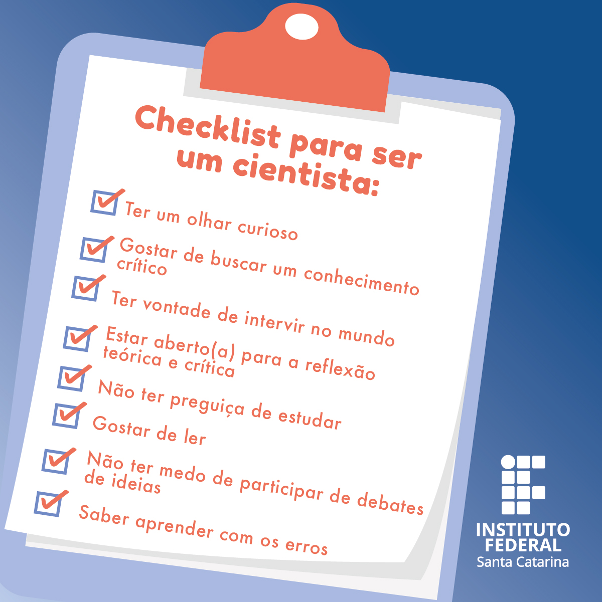 Como ser um cientista? - Portal do IFSC