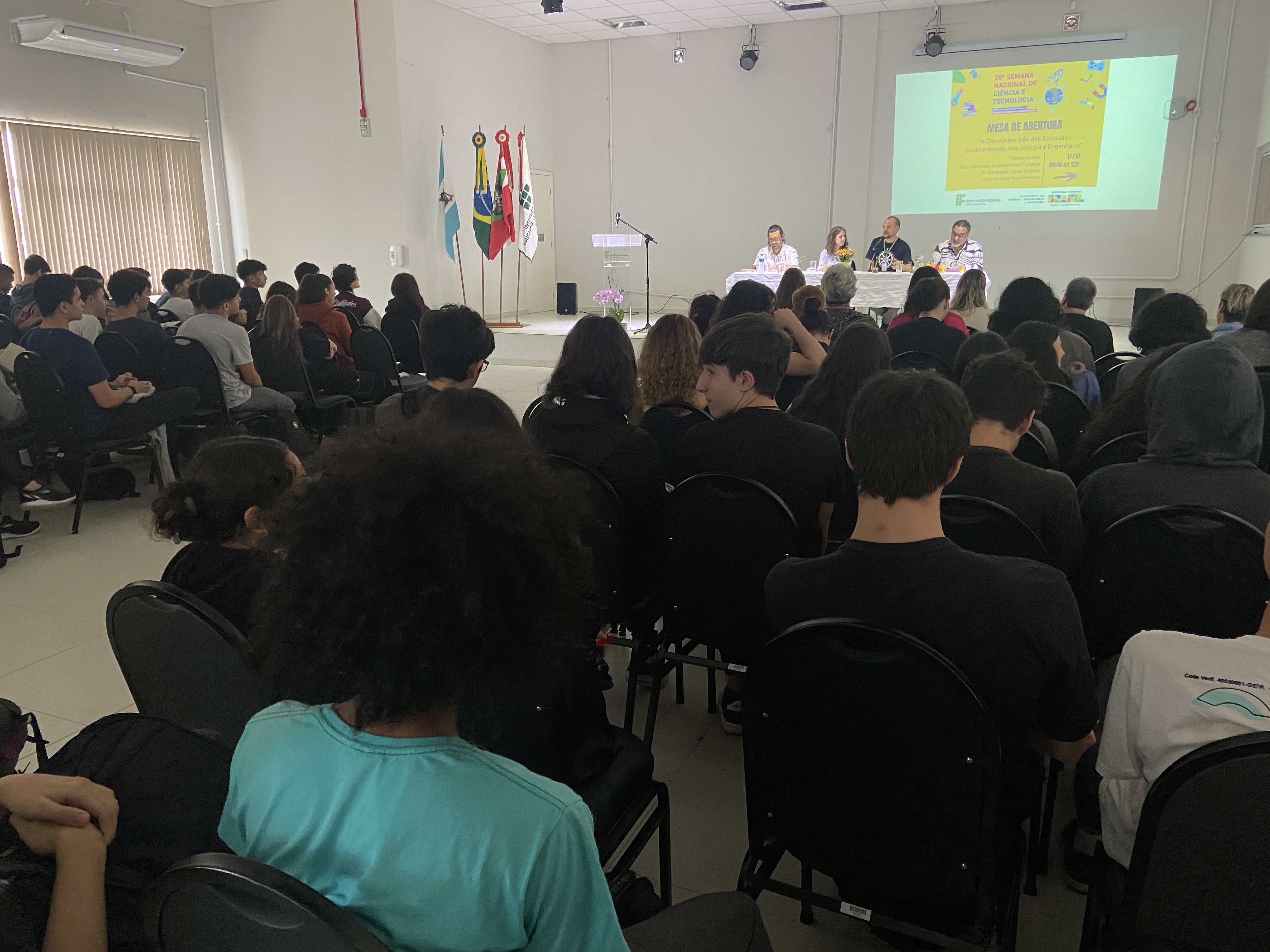 A SNCT do Câmpus Garopaba começou nesta terça-feira (17) e segue até quinta-feira (19)