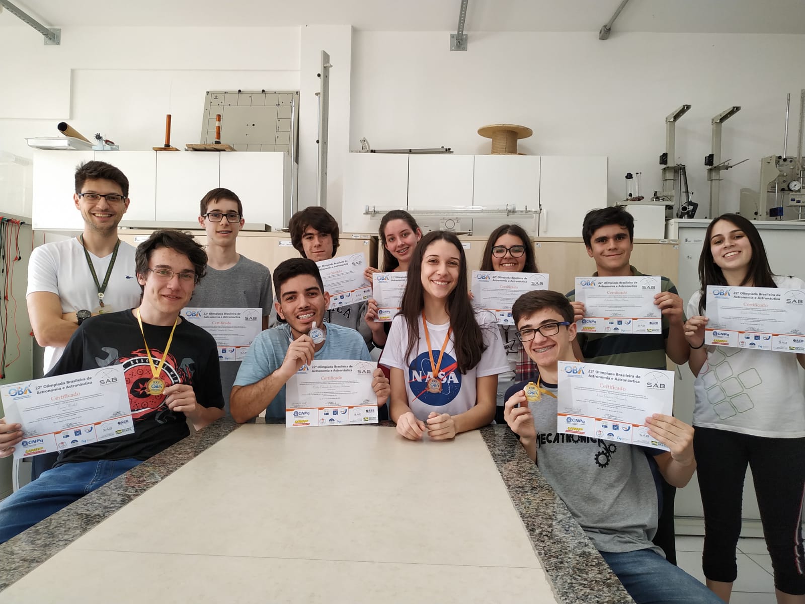 Estudantes do Câmpus Criciúma se destacam na Olimpíada Brasileira de Astronomia