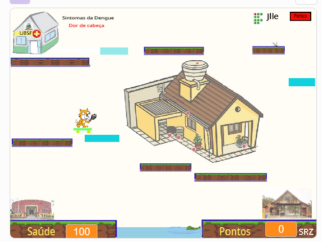Jogo DengueJLLE está disponível gratuitamente na Internet