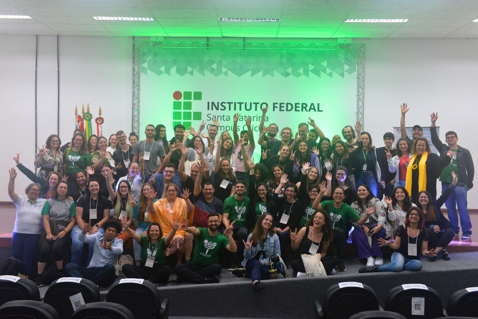 Seminário de Iniciação à Docência reuniu estudantes e professores dos cursos de Licenciatura do IFSC | Foto: Daniel Cassol/IFSC