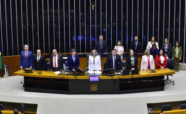 Sessão solene na Câmara dos Deputados. Foto: Zeca Ribeiro