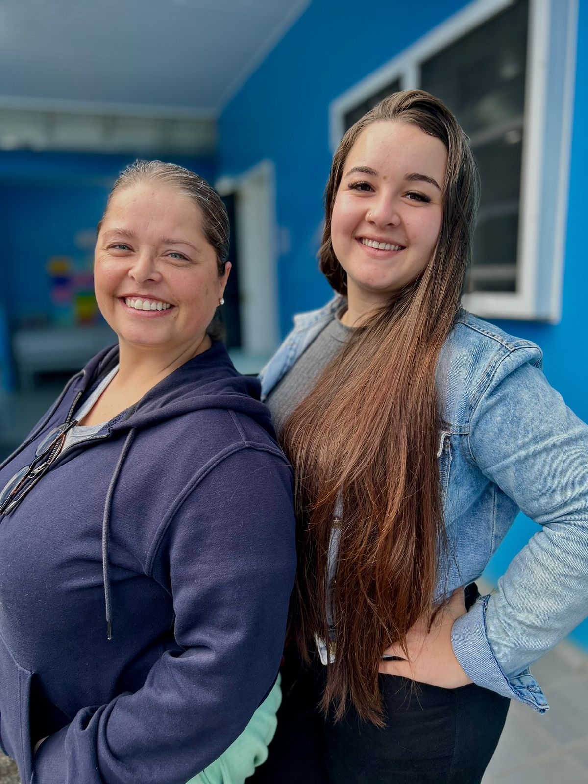 As professoras Vivian e Manuela receberam o prêmio 