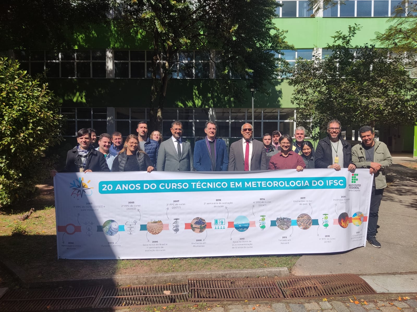 Representantes da OMM conversaram com docentes, estudantes e direção do Câmpus Florianópolis/Divulgação IFSC