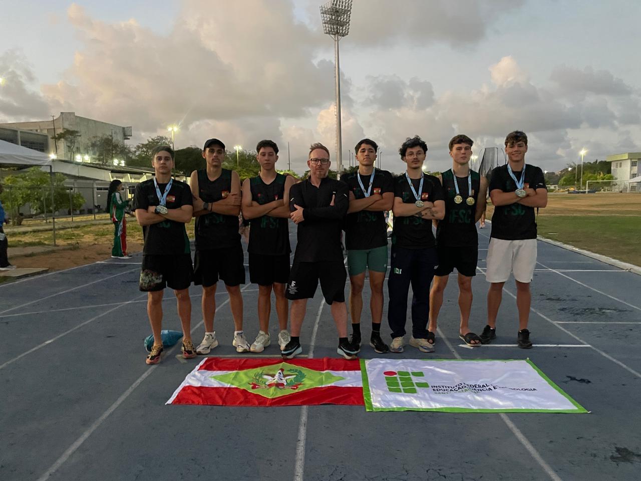 Representantes do Câmpus Chapecó do IFSC no JIF Nacional 2025