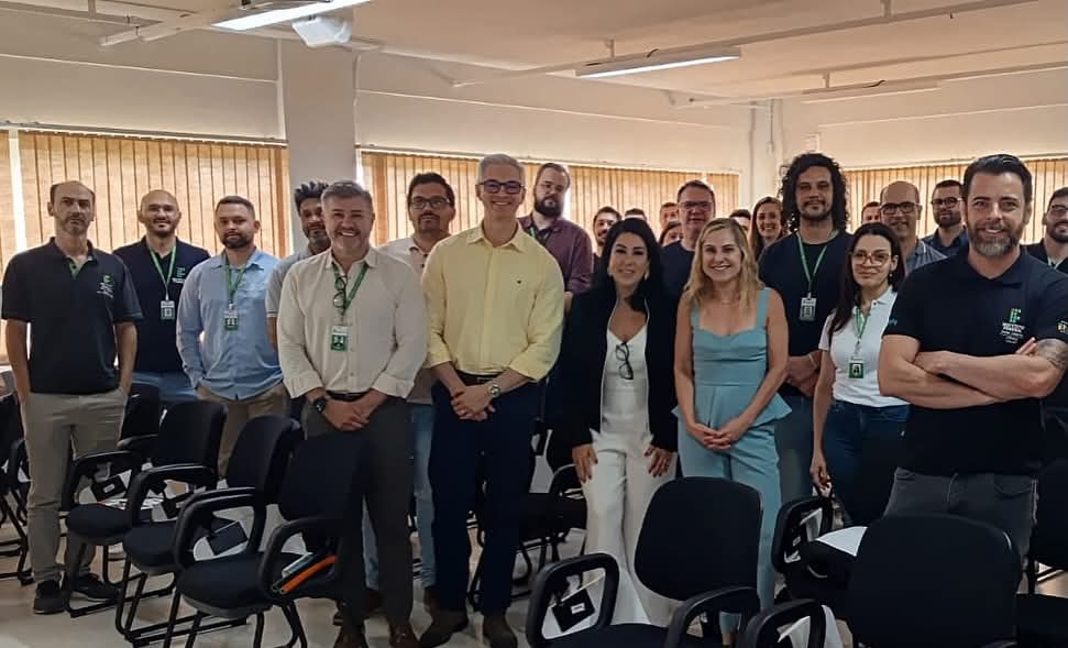 A capacitação reuniu servidores de quatro câmpus do IFSC da região Oeste: Chapecó, São Lourenço do Oeste, São Miguel do Oeste e&nbsp;Xanxerê