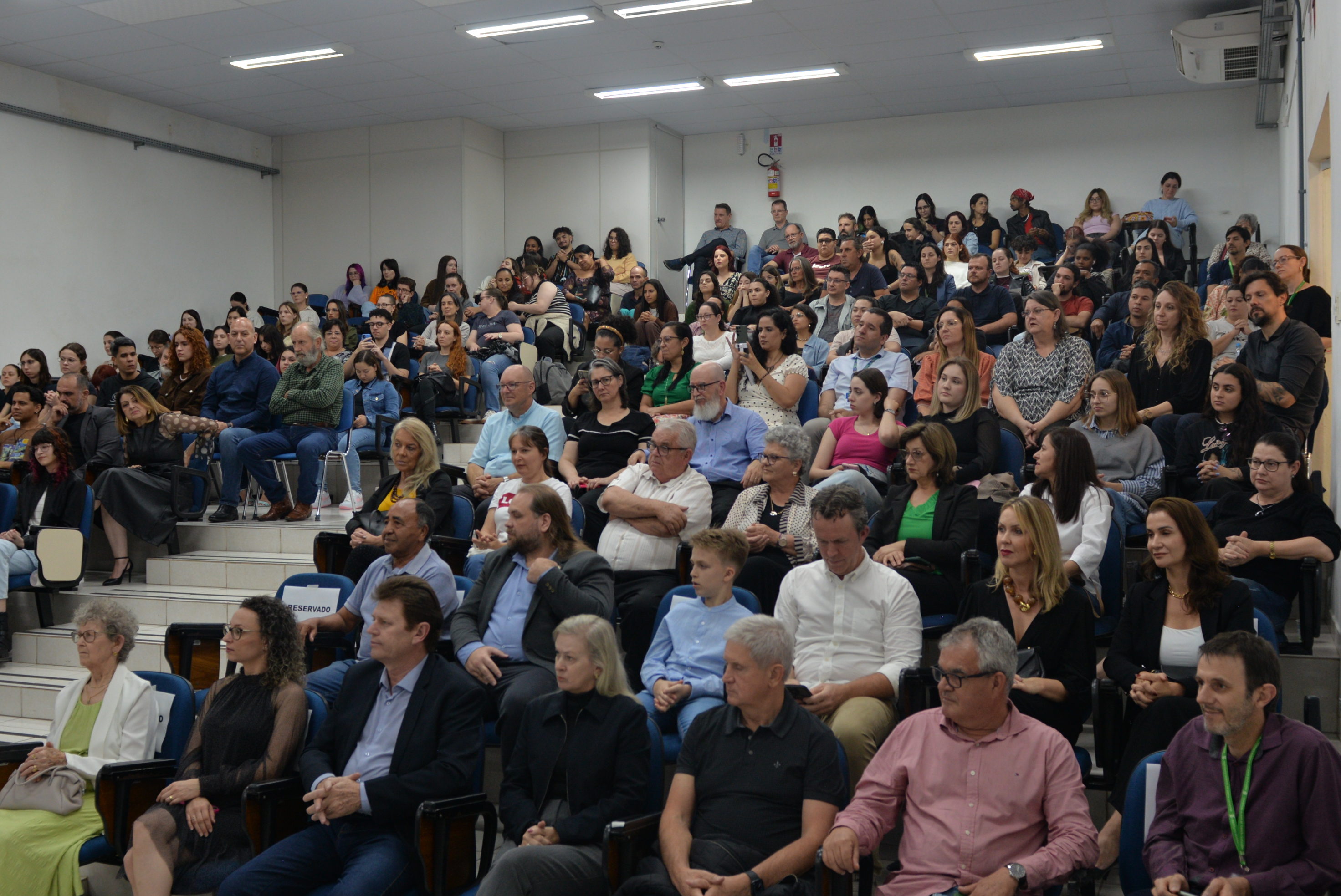 Público durante o evento.