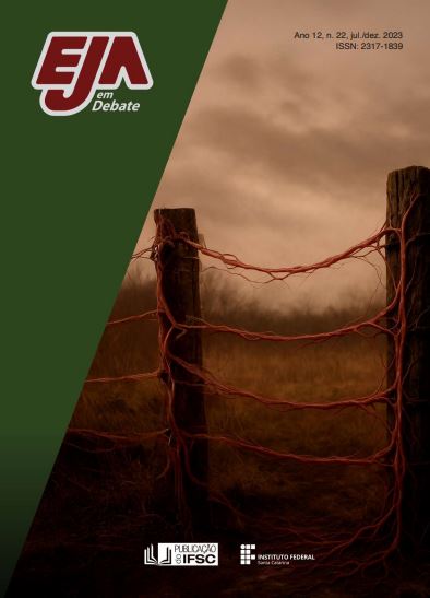 Capa da edição, já disponível para download no Portal de Periódicos do IFSC. Foto: Reprodução