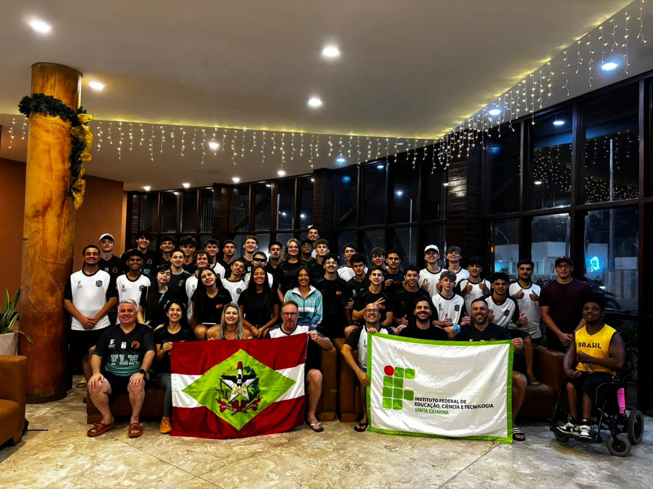 Delegação do JIFSC contou com a participação de 35 estudantes e sete servidores