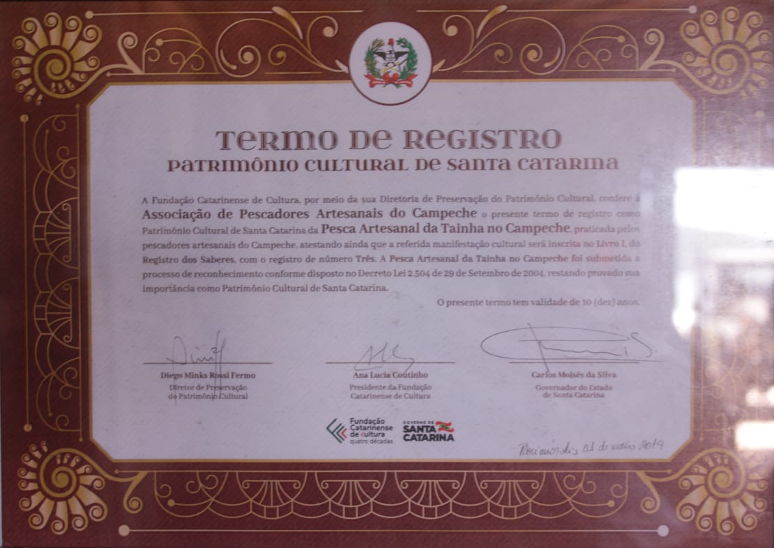 Certificado de Patrimônio Cultural