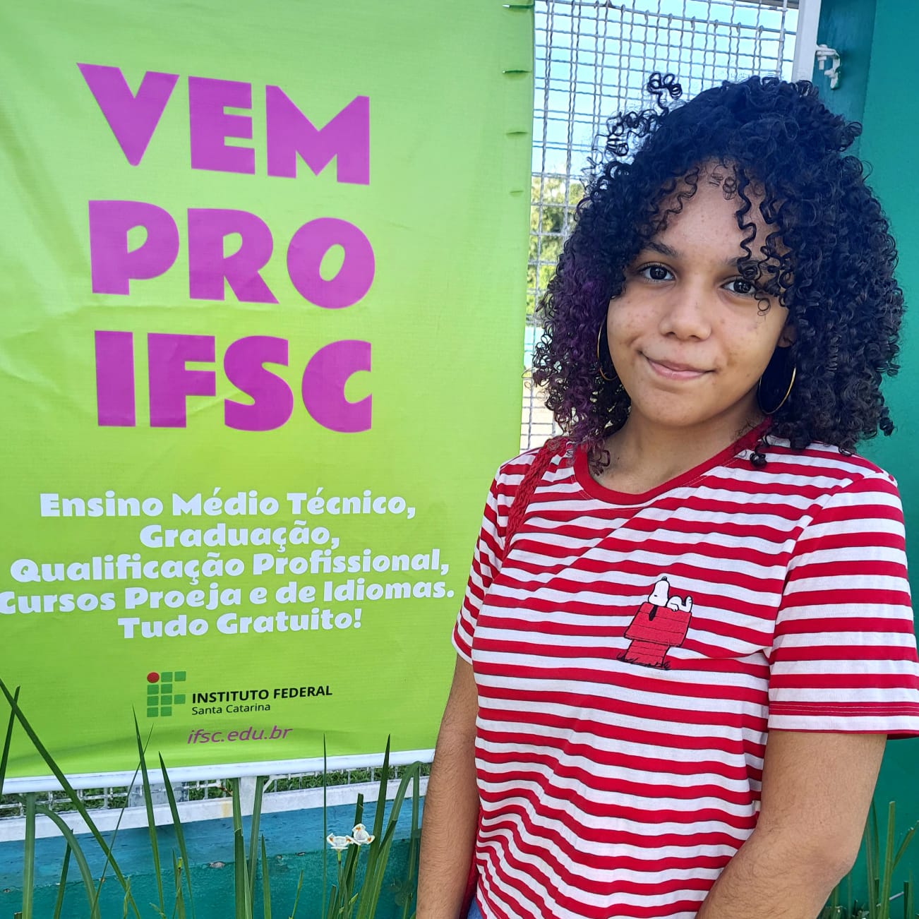Liz, que está no 9º ano em Joinville, decidiu se inscrever agora para ter mais segurança quando for fazer o exame pra valer, no próximo semestre