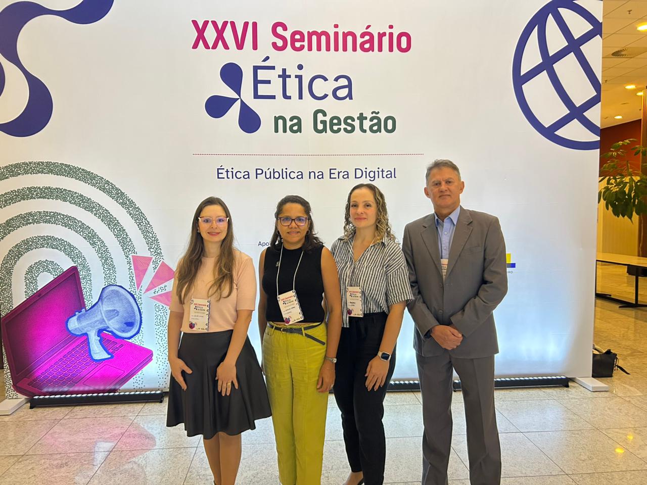 Comissão de Ética no IFSC marcou presença no evento. Foto: Arquivo Pessoal