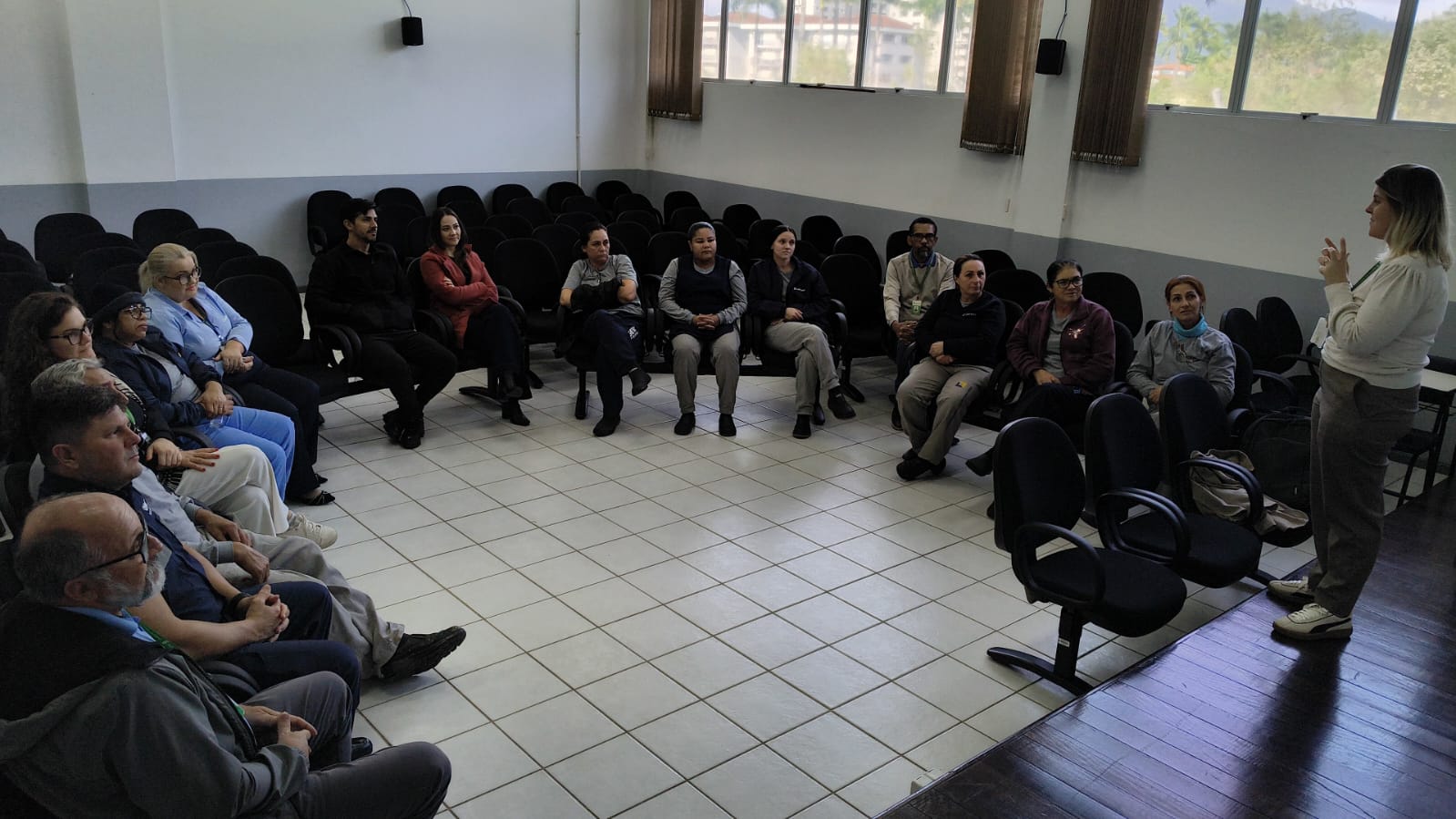 O NAE do IFSC Rau possui uma equipe multidisciplinar, com servidores de diversas áreas.