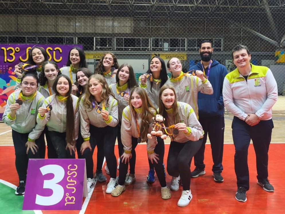 Premiação do vôlei feminino
