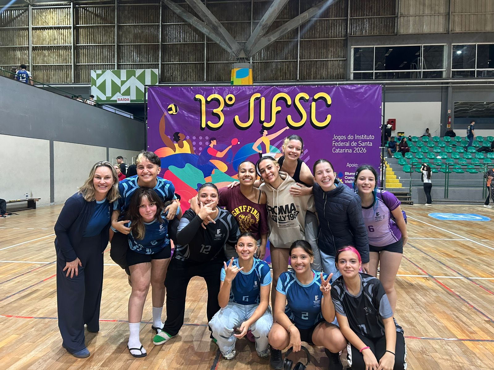 Equipe de handebol feminina