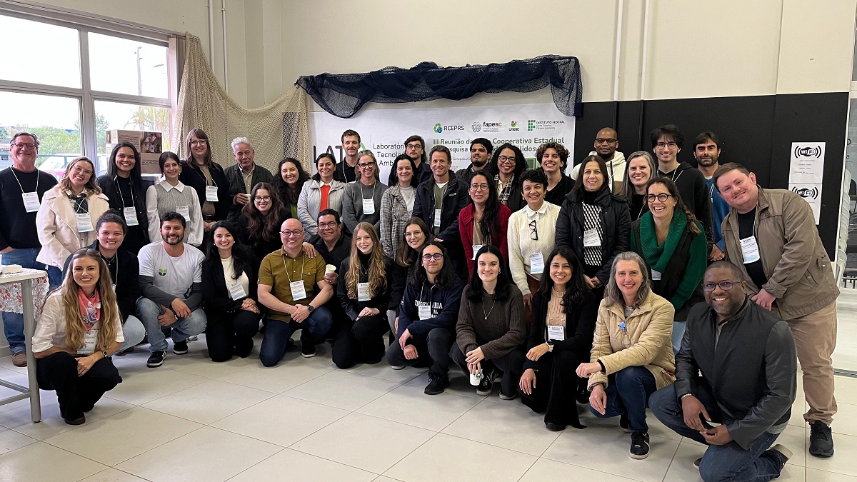 Participantes da Rede Cooperativa realizado no Câmpus Garopaba em 2025