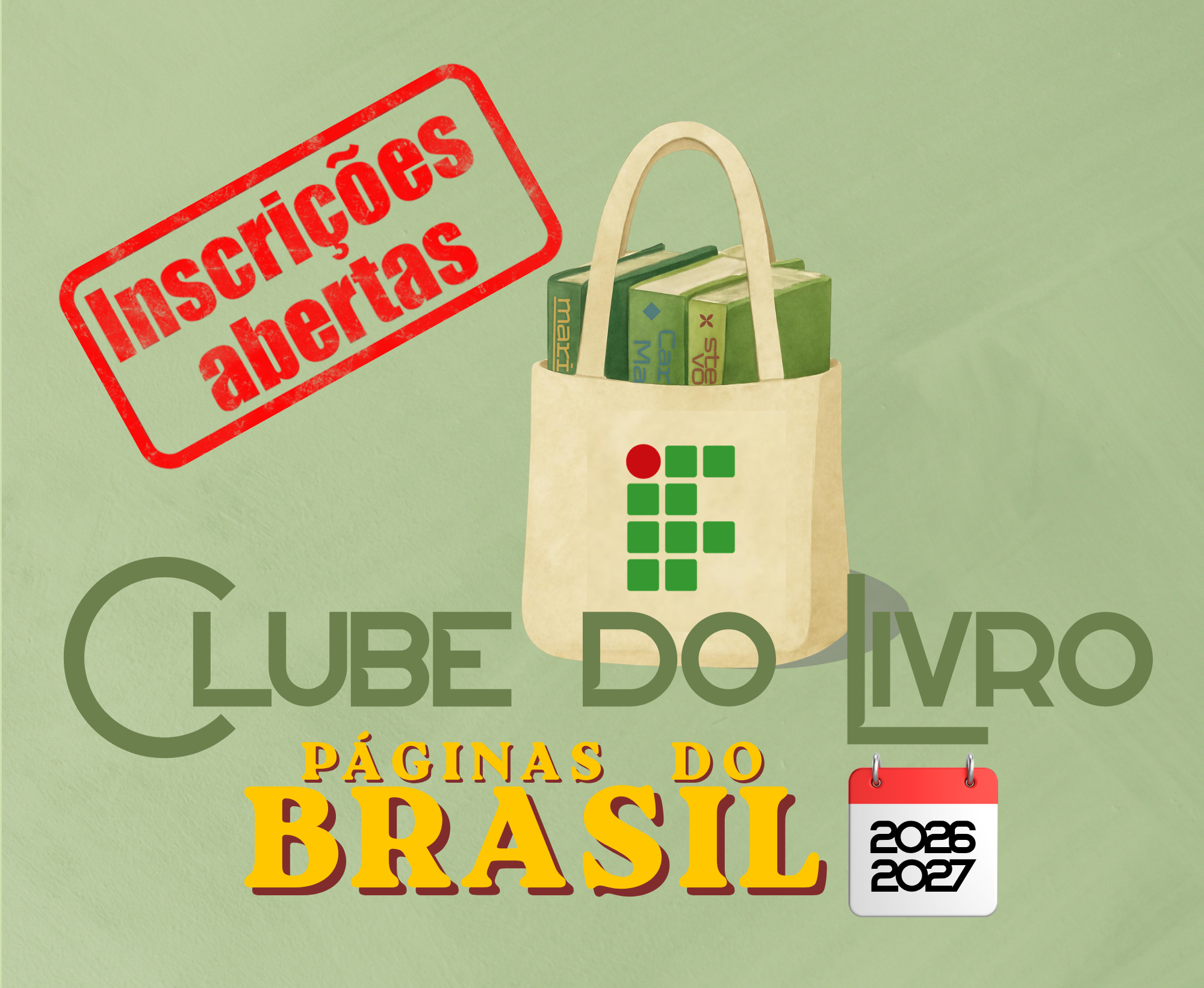 Inscrições para o Clube do Livro 