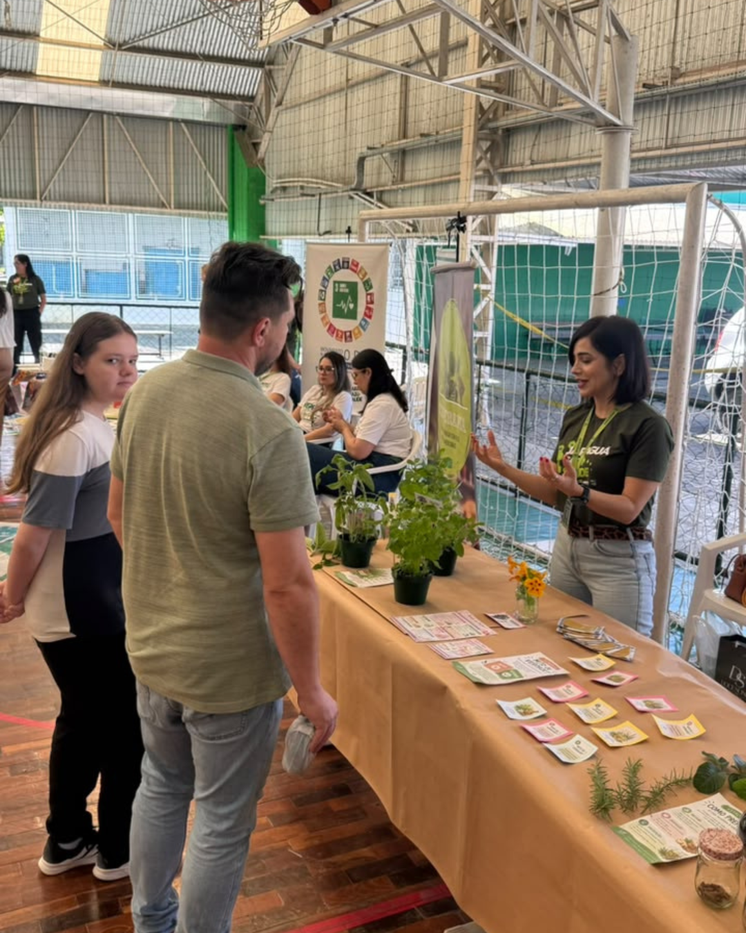 Feira de Economia Solidária no IFSC Centro
