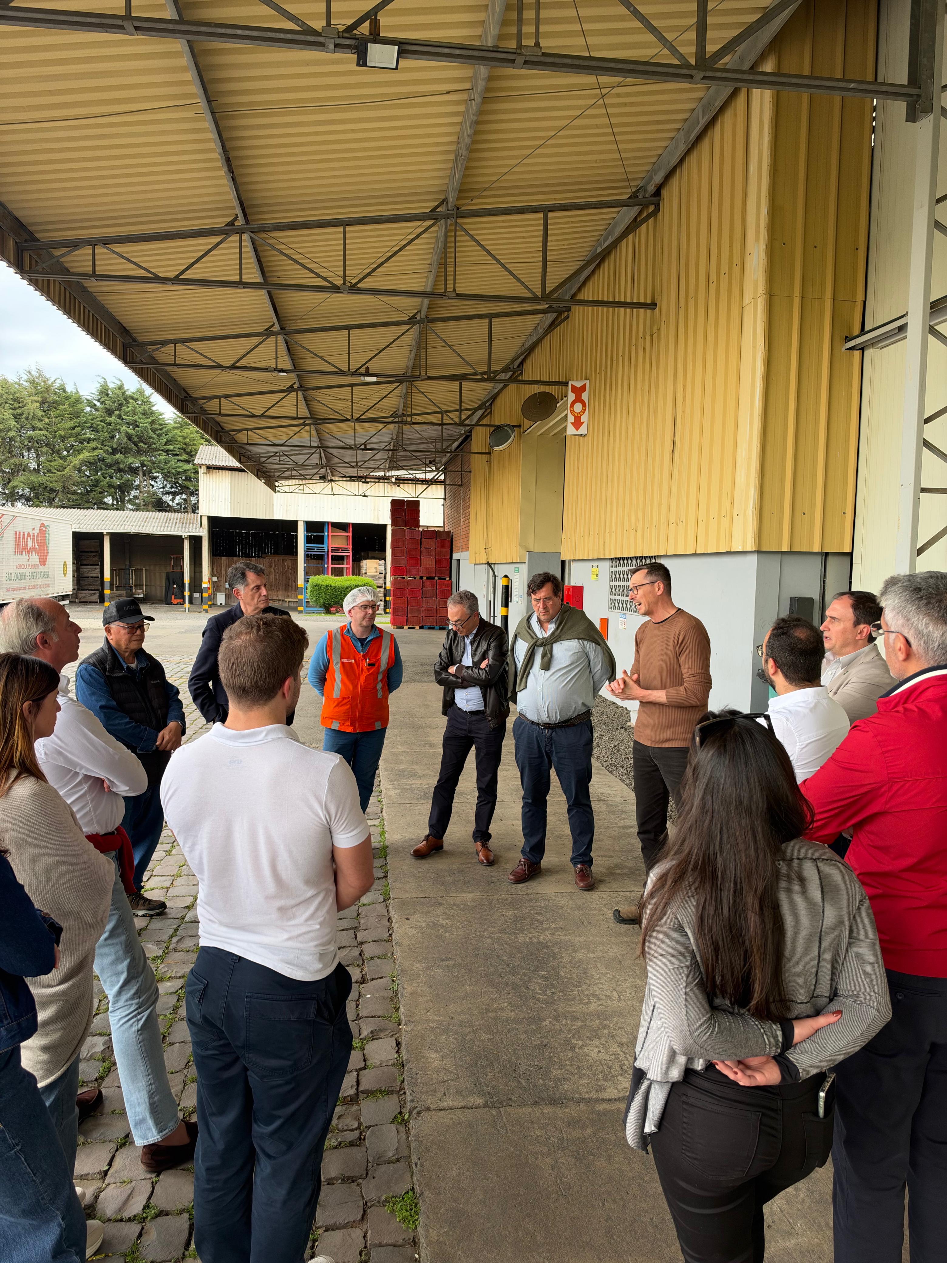 Visita à Agro Comercial Hiragami, em São Joaquim (SC).