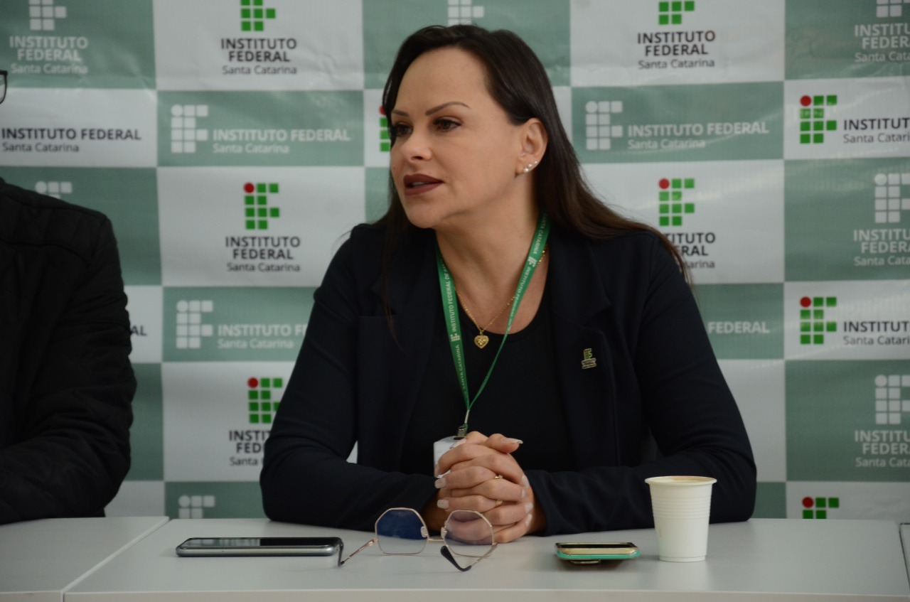 Sandra Agne, diretora-geral do Câmpus Chapecó