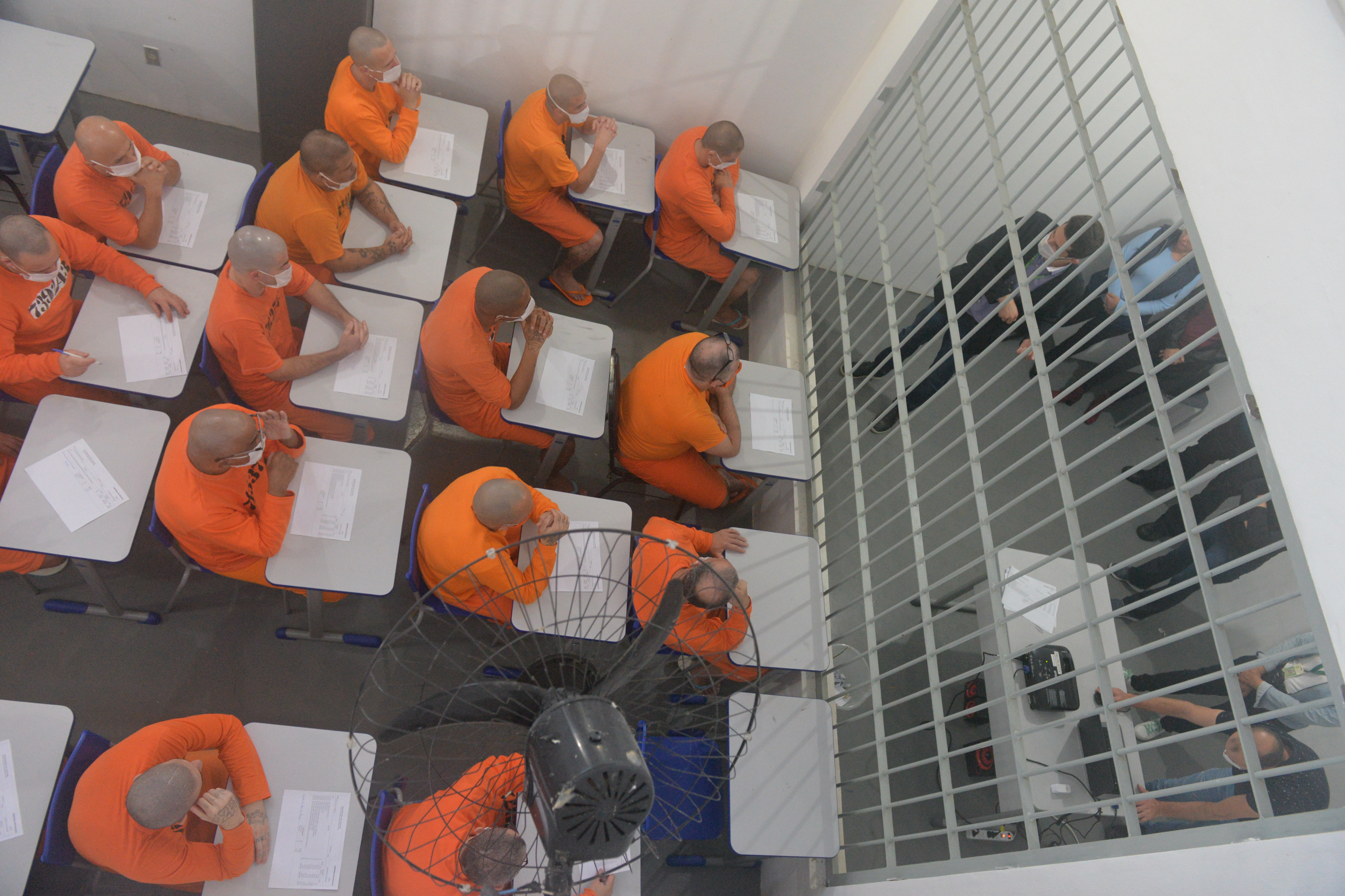Curso PROEJA/FIC é realizado na penitenciária masculina de Criciúma | Foto: Daniel Cassol/IFSC