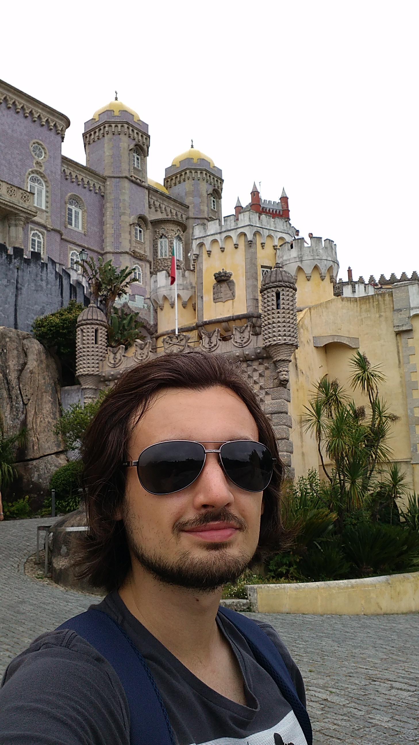 O aluno também visitou o Castelo da Pena em Sintra