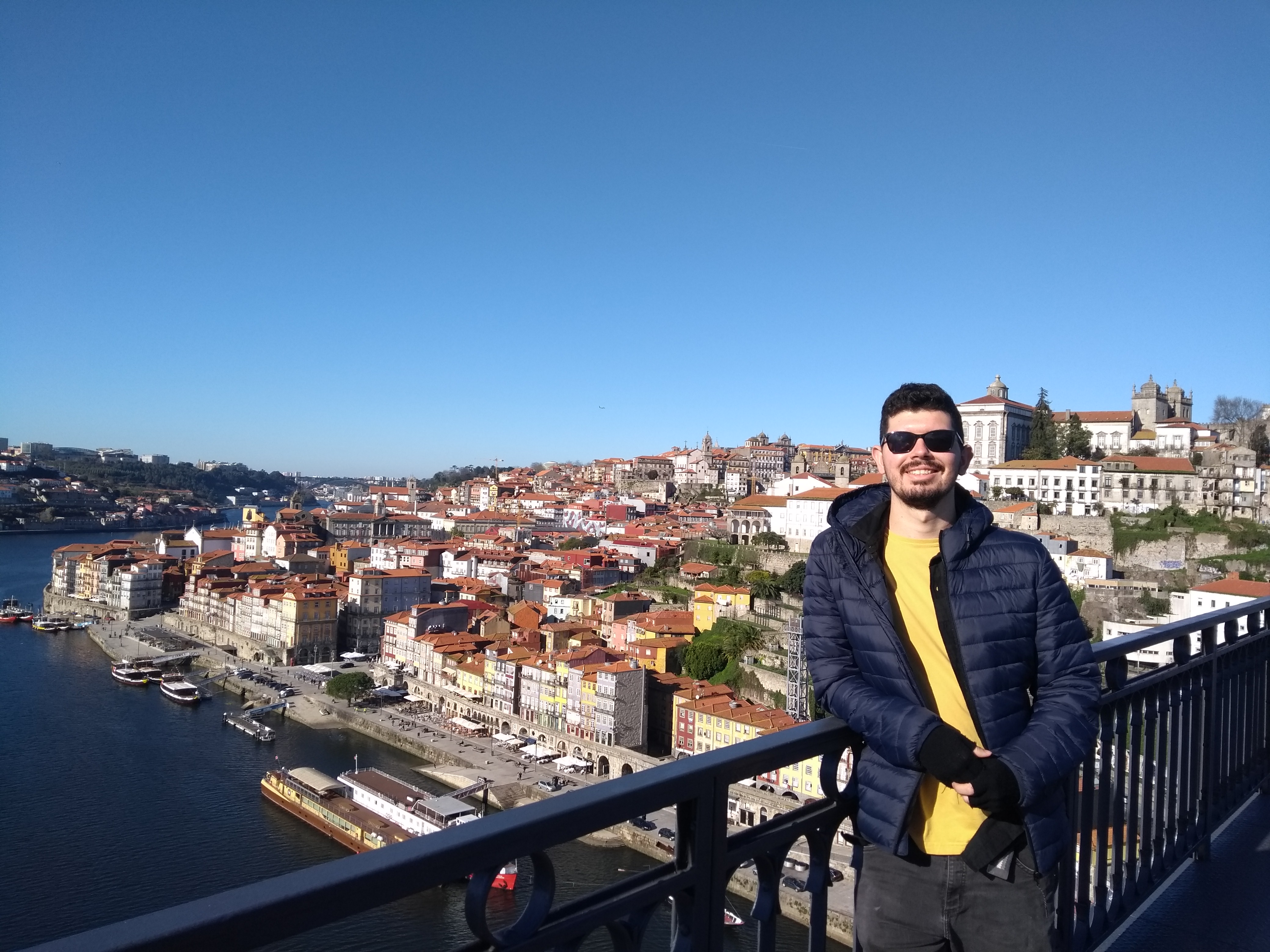 Vitor em Porto onde estudou por um ano no ISEP